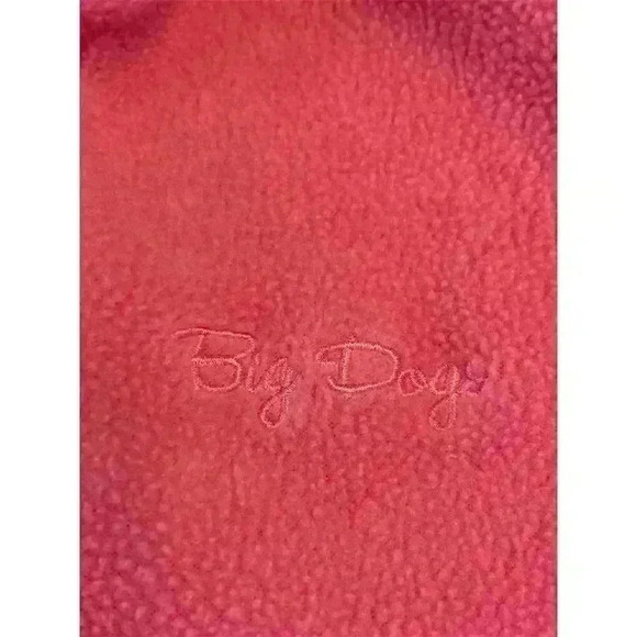 Vintage Polar Dogs Women's Pink Fleece Full Zip Sweater Size 26 - Picture 4 of 7